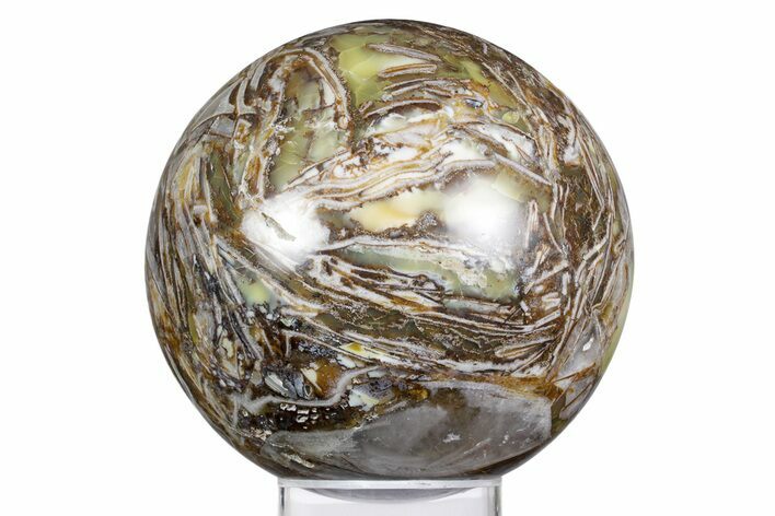 Interesting, Polished Agate, Jasper & Quartz Sphere - Madagascar #361335